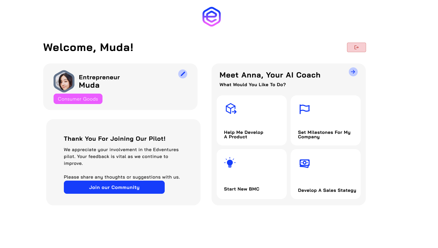 BEFORE - Landing Page